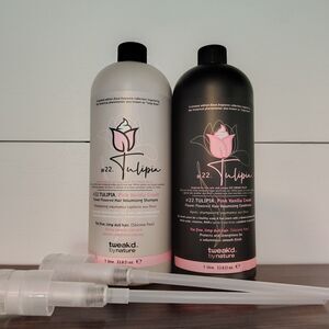 TWEAK’D BY NATURE Shampoo & Conditioner  #22 TULIPIA 33.8 oz each sealed w/Pump